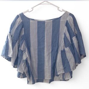 AE Crop Wide Sleeve Top